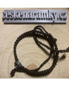 Náramek pánský s maticí pletený